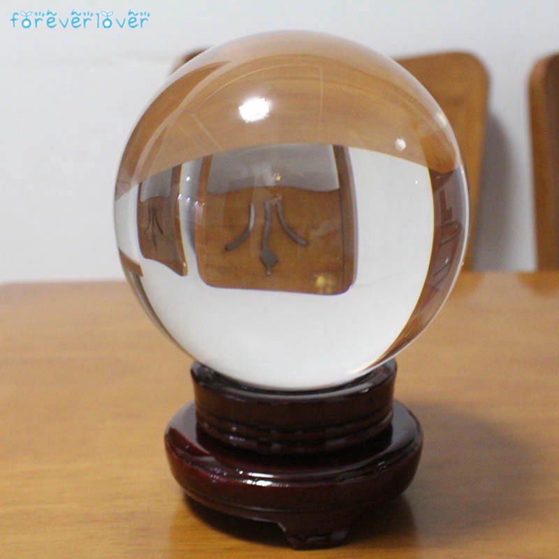 Quả cầu thủy tinh trong suốt kích thước 30/40/50mm dùng trang trí