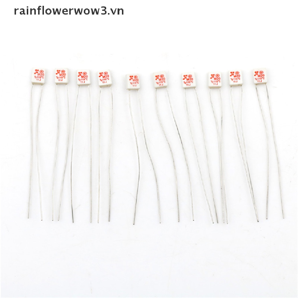 Bộ 10 Linh Kiện Điện Tử M20 TF 115 Chất Lượng Cao°Cầu Chì Nhiệt 250v 2A C1 Chuyên Dụng Chất Lượng 0 0 0 0 0