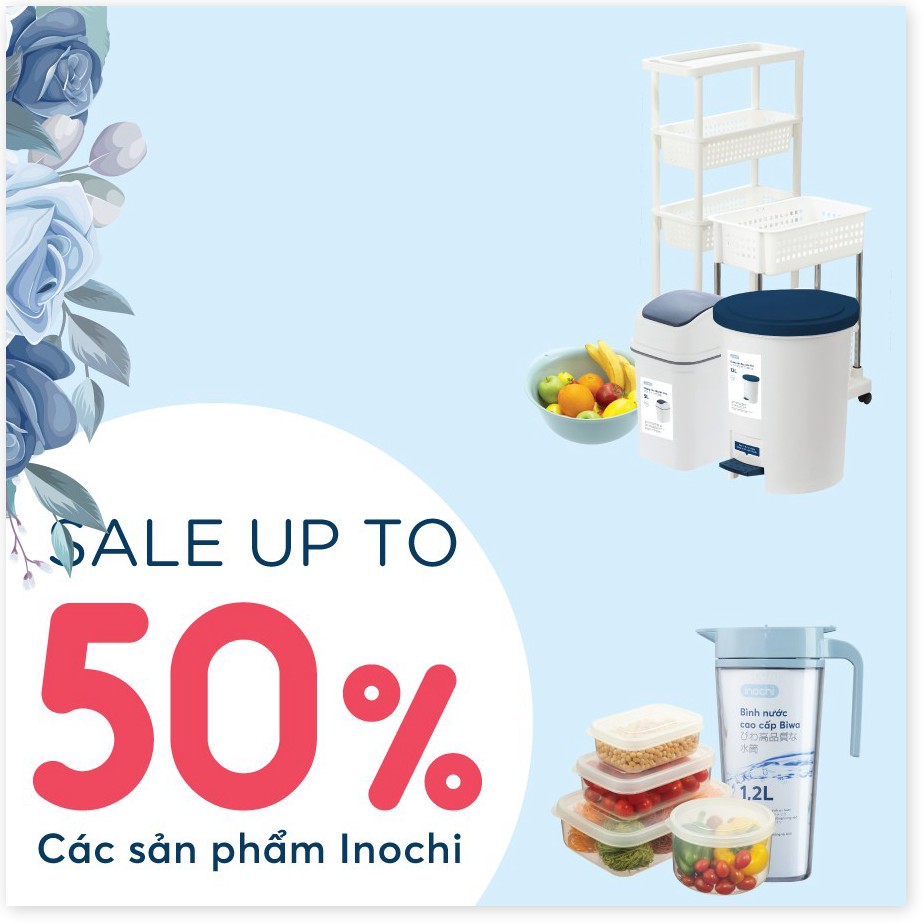 [10 Móc] Treo quần áo trẻ em Hara 181 INOCHI giúp quần áo gọn gàng ngăn lắp với thiết kế chắc chắn MA181