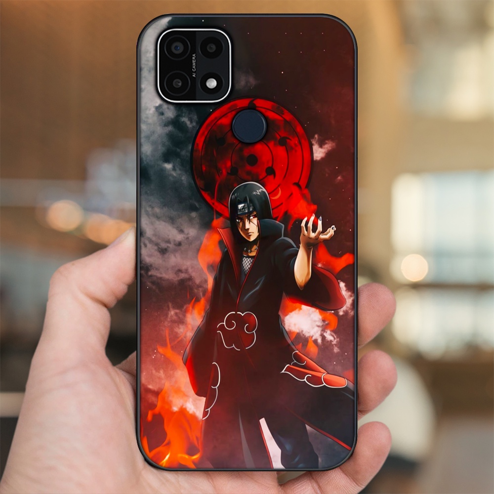 Ốp lưng Oppo A15, A15s viền đen in hình Uchiha Itachi Naruto