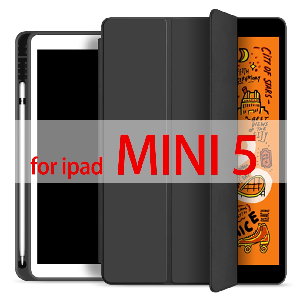 Ốp bảo vệ ipad có khe gắn bút chì cho IPAD AIR 3 10.5 INCH 2019 / 2018 9.7 MINI 5