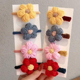 Kẹp tóc hình bông hoa phong cách Hàn Quốc dễ thương