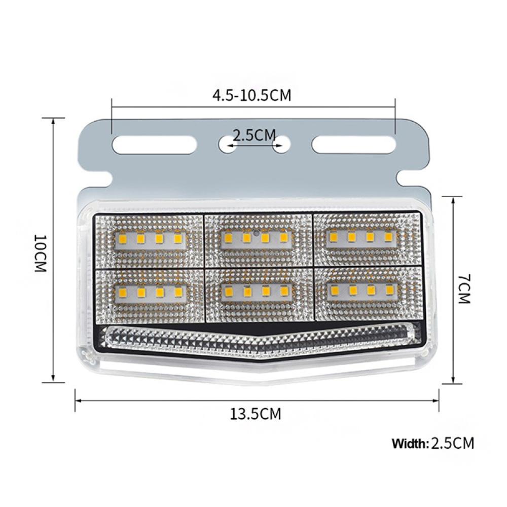 Đèn Tín Hiệu 24V 42LED Siêu Sáng Chống Thấm Nước Dành Cho Xe Tải Địa Hình I1W4