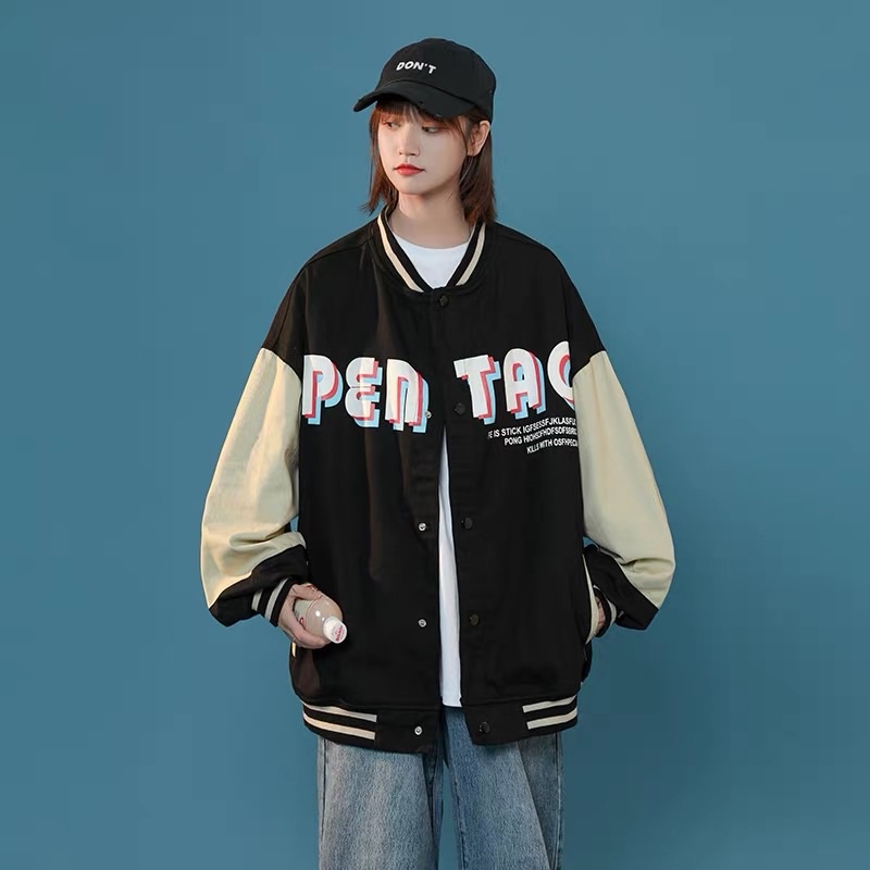 Bomber kaki 2 lớp PENTAO nam nữ đều mặc đẹp (có ảnh thật) - LC