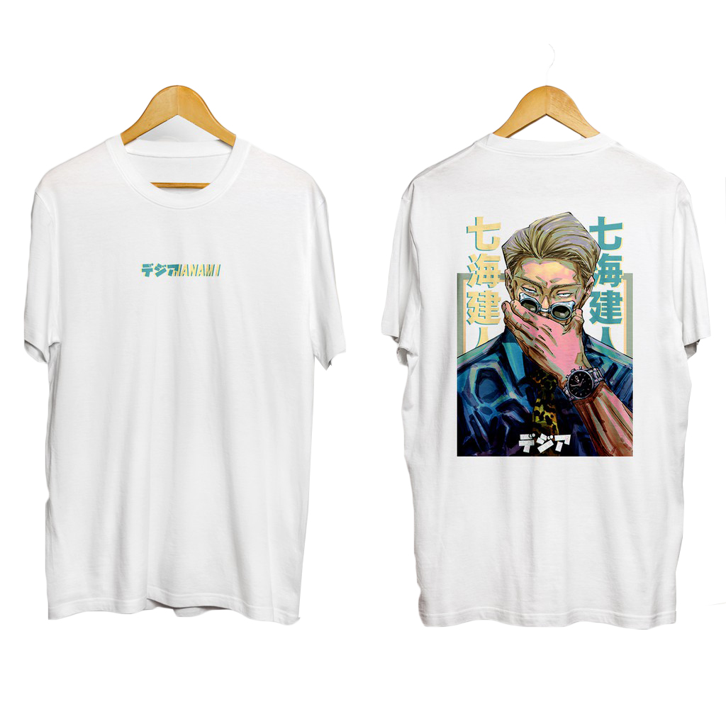 Áo Thun Tay Ngắn Dáng Rộng In Hình Anime Thời Trang Unisex