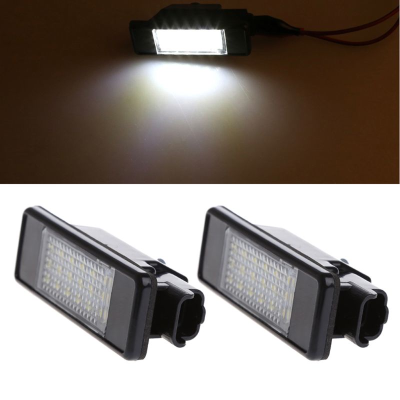 Set 2 Đèn Led Chiếu Biển Số Xe Ô Tô 207 307 308