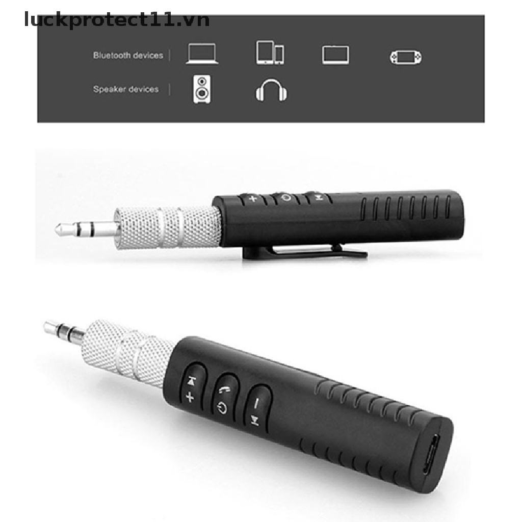Thiết bị truyền nhận tín hiệu âm thanh Bluetooth 3.5 AUX không dây cho xe hơi cao cấp