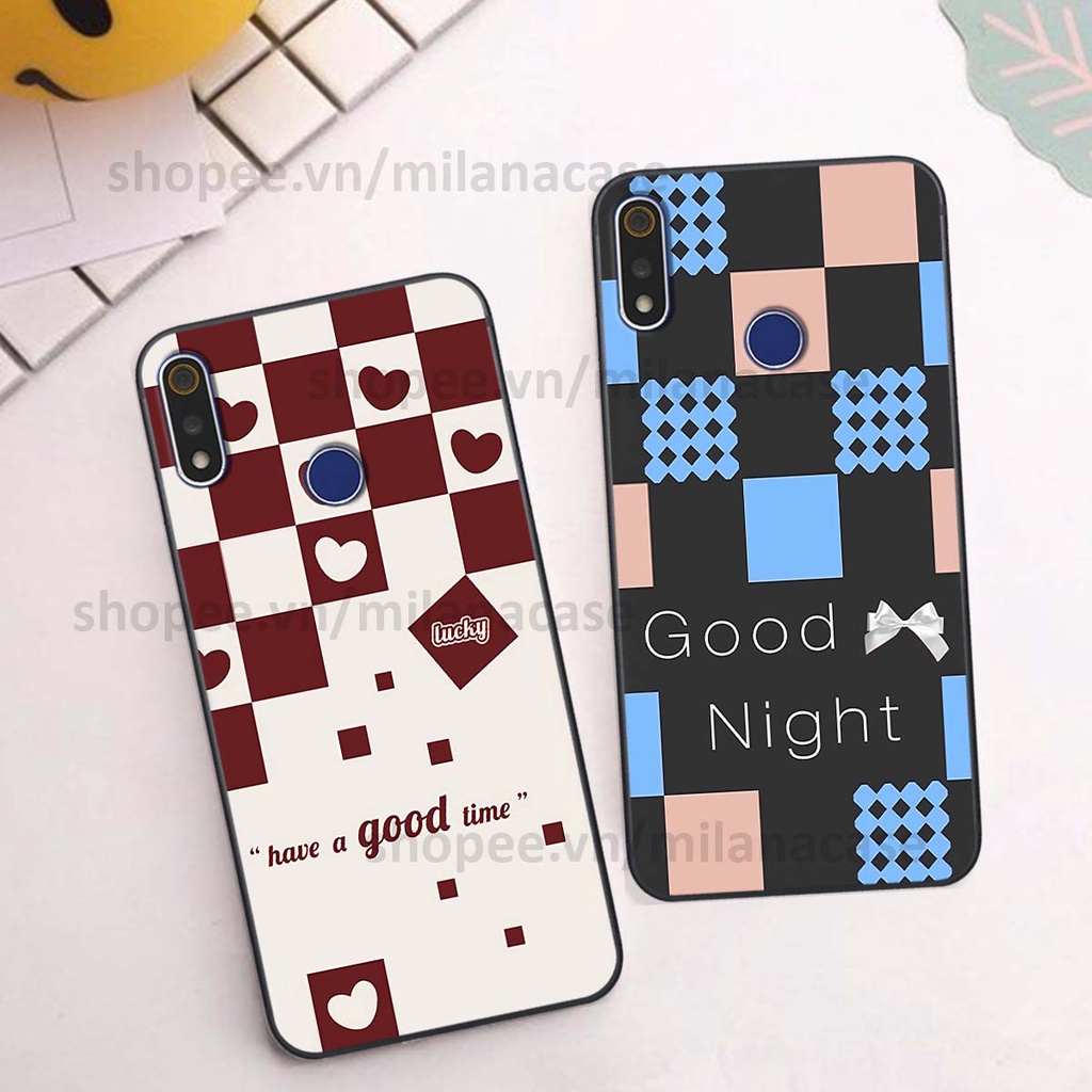 Ốp Realme 3 / 3 Pro caro họa tiết nhiều màu sắc siêu đẹp thời trang cá tính