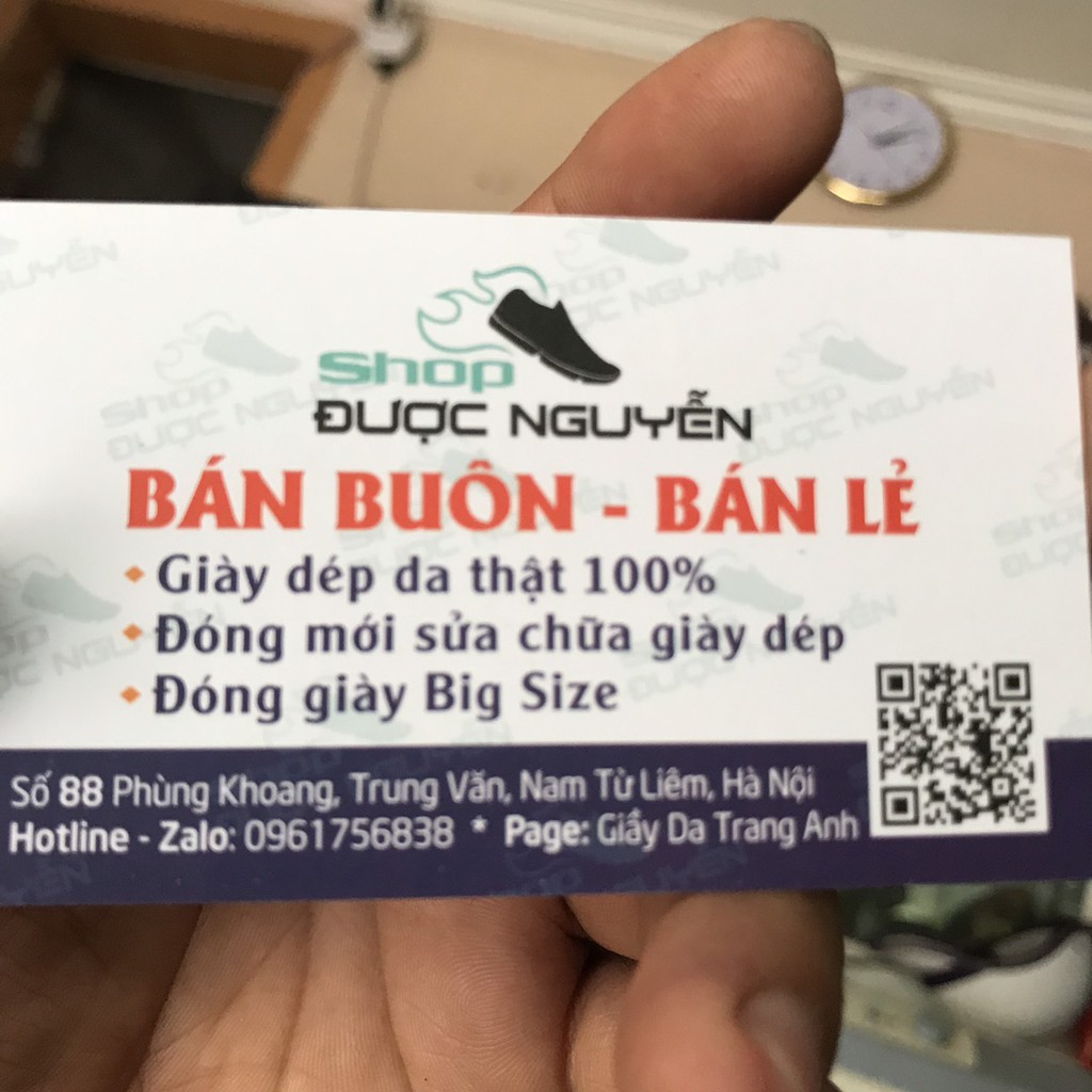 Giày nam thể thao buộc dây da bò màu đen(bảo hành 2 năm sp)