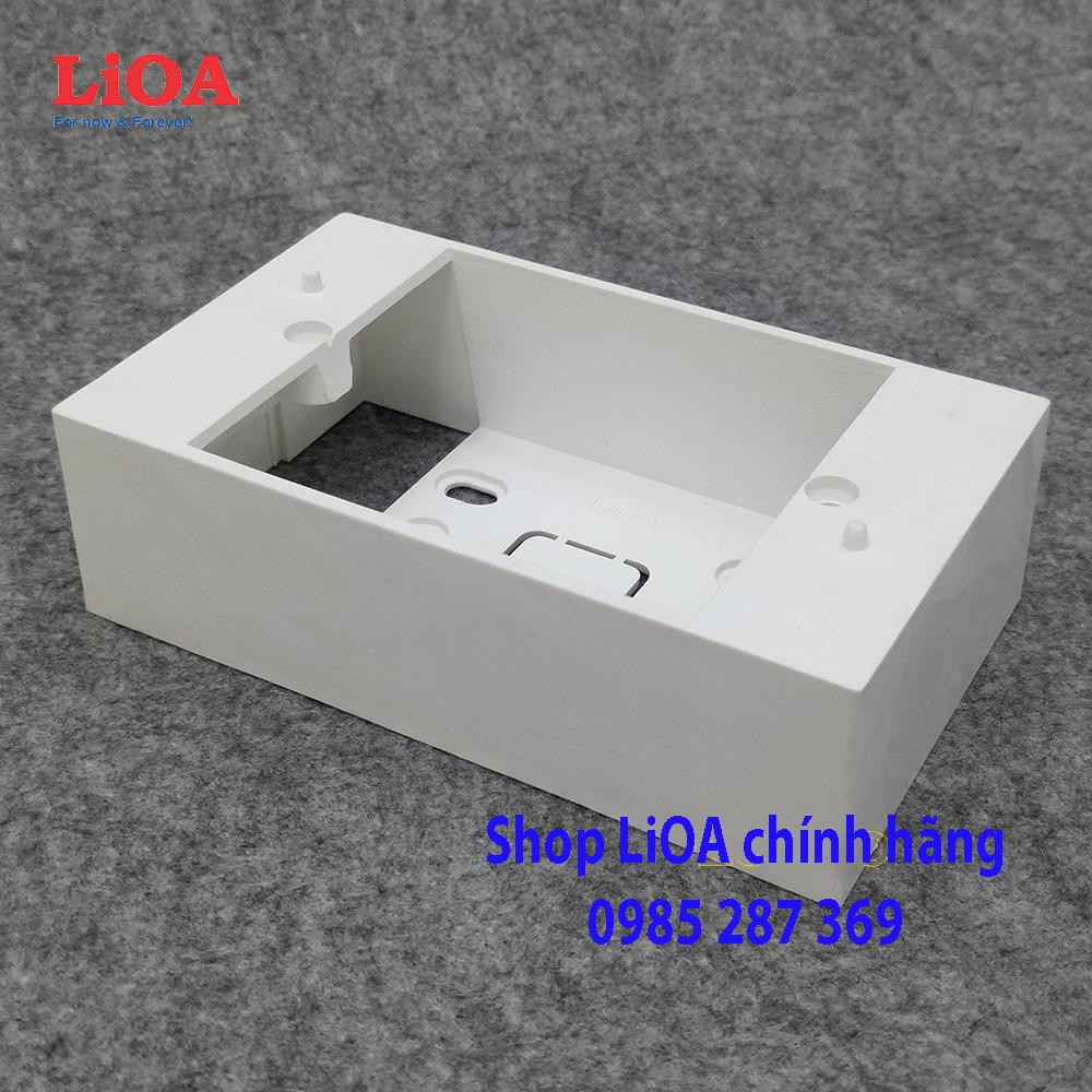 Đế nổi đơn LiOA dùng cho các mặt chữ nhật và mặt Module Concept