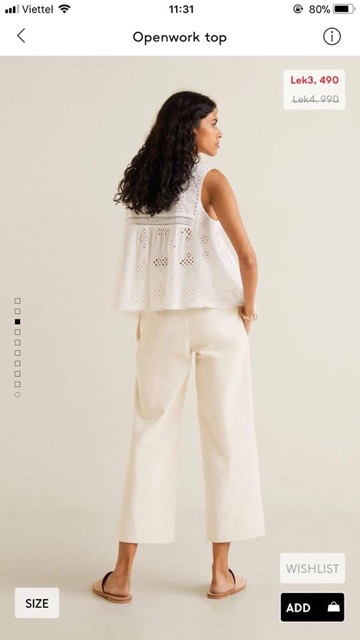 Áo sát nách mango