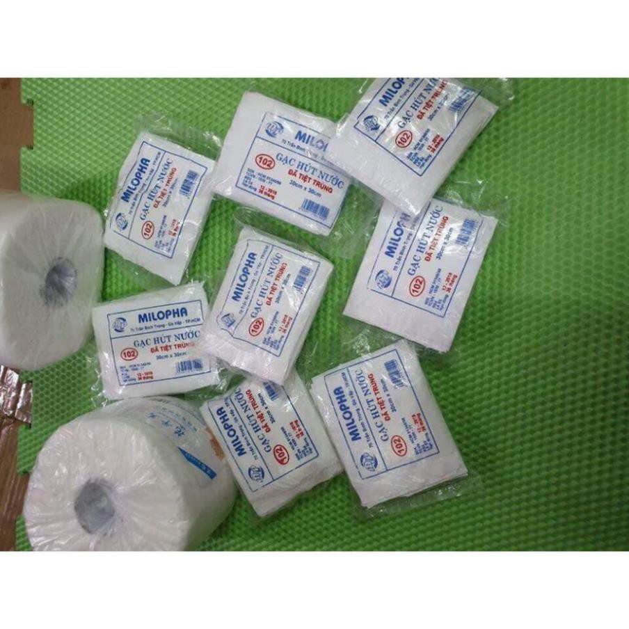 Gạc đắp mặt nạ, gạc hút nước MILOPHA dùng trong spa