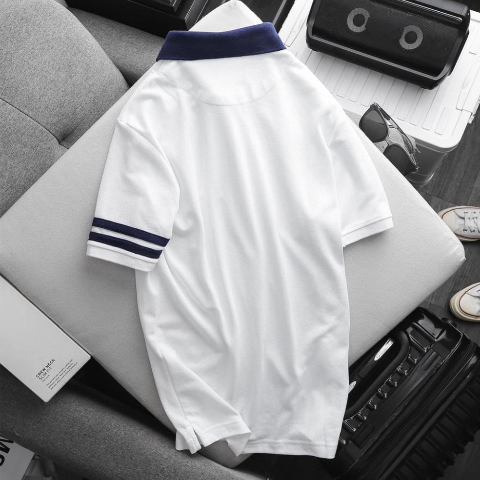' Áo Thun Polo Nam Có Cổ, Áo Phông Polo Nam Có Cổ Tay Ngắn Basic Vải Cotton Cao Cấp BOUTON PLBO0028 160STORE ;