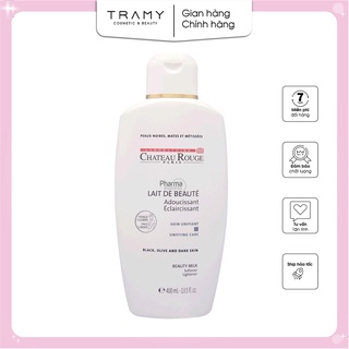 Sữa dưỡng thể Chateau Rouge Paris Lait De Beaute 400ml, sữa dưỡng thể trắng da