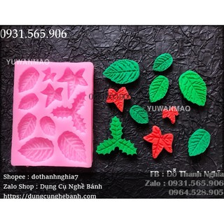 Mua Khuôn Silicone Lá Hồng