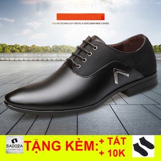 Giày Nam Đẹp - FREESHIP - Giày Da Bò Nam Phong Trần GD104