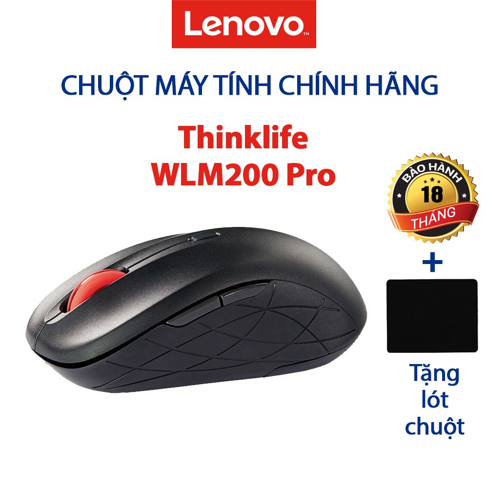 Chuột Không Dây Bluetooth Văn Phòng Lenovo ThinkPad Chính Hãng - Tặng kèm lót chuột [BH 18 tháng]