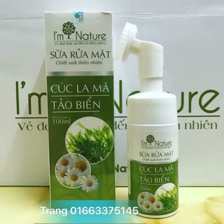 Sữa rửa mặt cúc la mã tảo biển