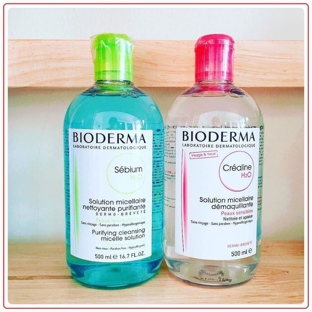 TẨY TRANG BIODERMA CREALINE H20-500ML- PHÁP