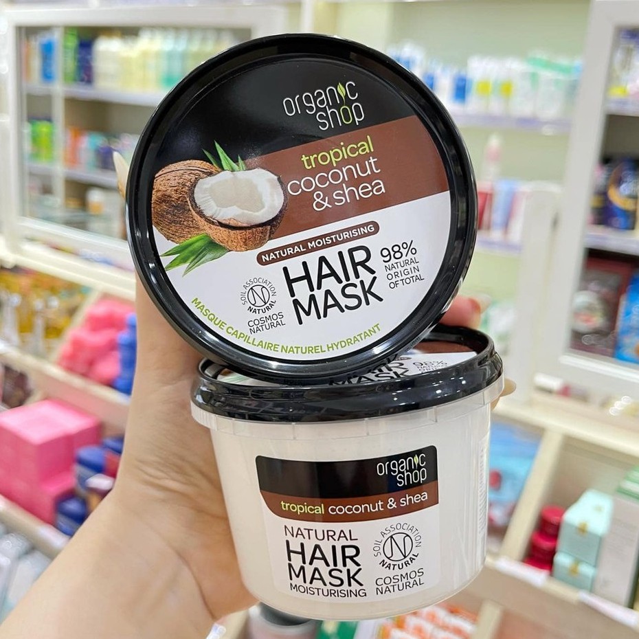 Kem Ủ Tóc Organic Shop Hair Mask (250ml) Dưỡng Chất Từ Thiên Nhiên