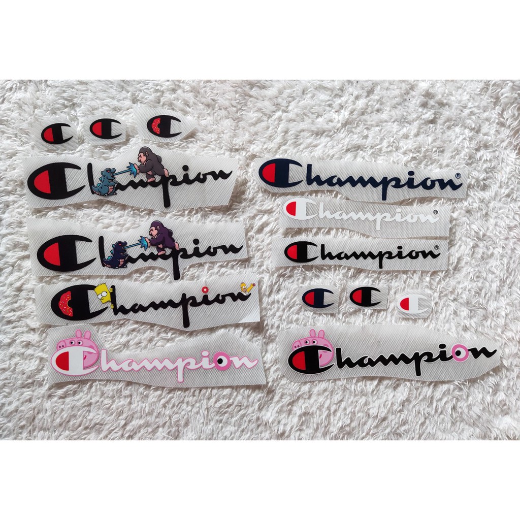 Hình ủi, hình ép nhiệt - Champion