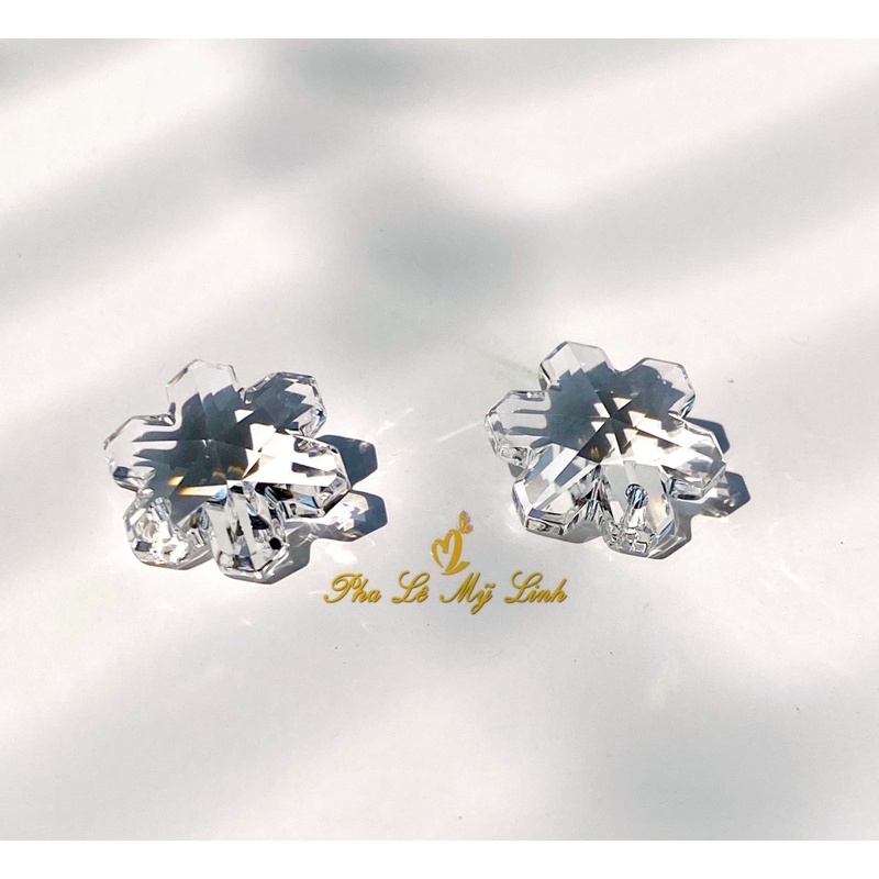 Mặt dây pha lê Swarovski hoa tuyết