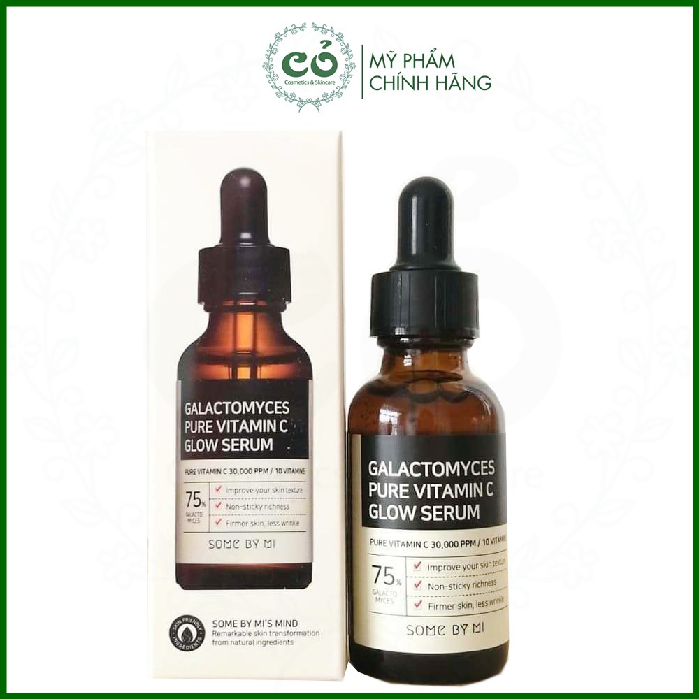 [Mã SKAMA8 giảm 8% đơn 300K] Tinh Chất Dưỡng Trắng, Mờ Thâm Galactomyces Pure Vitamin C Glow Serum Some By Mi 30ml