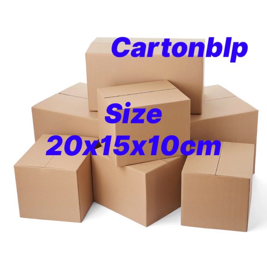100 thùng hộp carton size 20x15x10cm