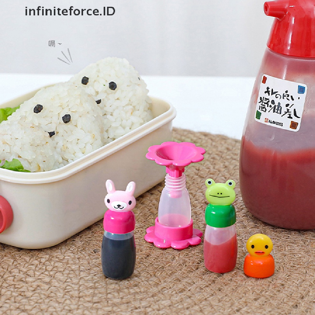 Set 4 Lọ Đựng Gia Vị Mini Hình Động Vật Dễ Thương