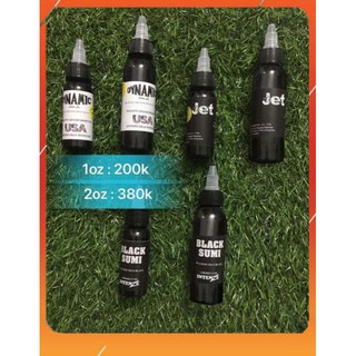 Mực xăm hình màu đen chính hãng black sumi - 04 Tattoo
