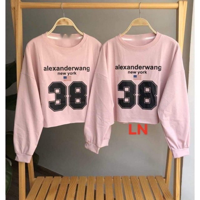 Áo croptop tay bo số 38 LN12