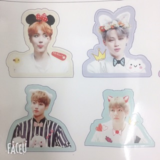 [CÓ SẴN] SET 8 STICKER BTS