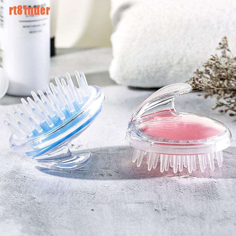 1 Lược Gội Đầu Mát Xa Da Đầu Mini Bằng Silicone rt81