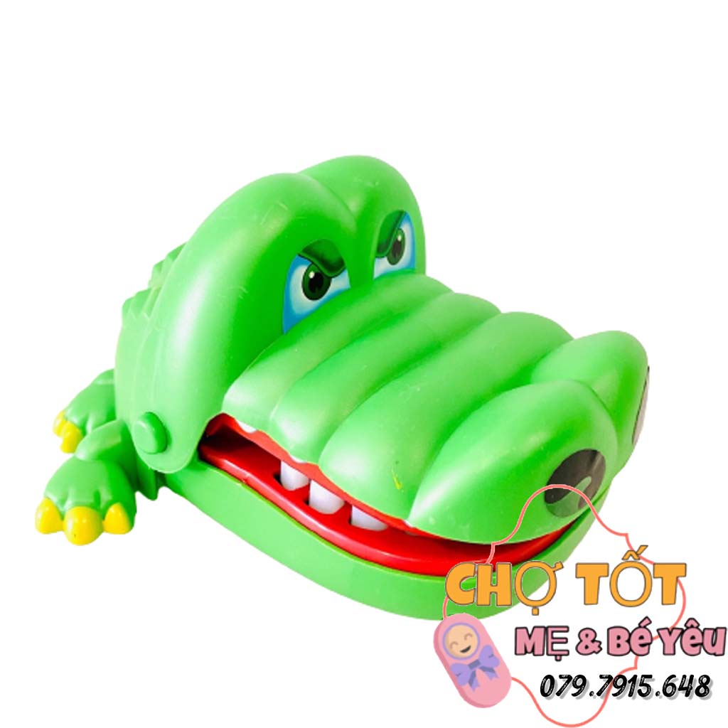 [CỠ LỚN] Đồ chơi khám răng cá sấu cắn tay vui nhộn dành cho bé giải trí giúp phát triển khả năng phản xạ cho bé