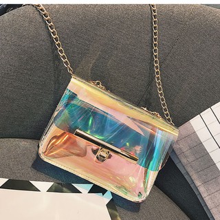 TÚI XÁCH ĐEO CHÉO NỮ TRONG SUỐT HỘP NHỎ