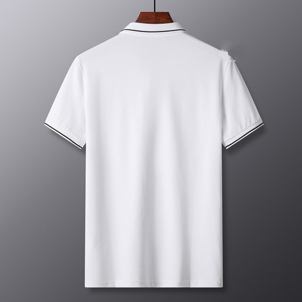 Áo Polo Nam, Áo Phông Cổ Bẻ Dáng Suông Phối Viên Chất Liệu Vải Cotton Cá Sấu Cao Cấp  - Azila - AC120 | BigBuy360 - bigbuy360.vn