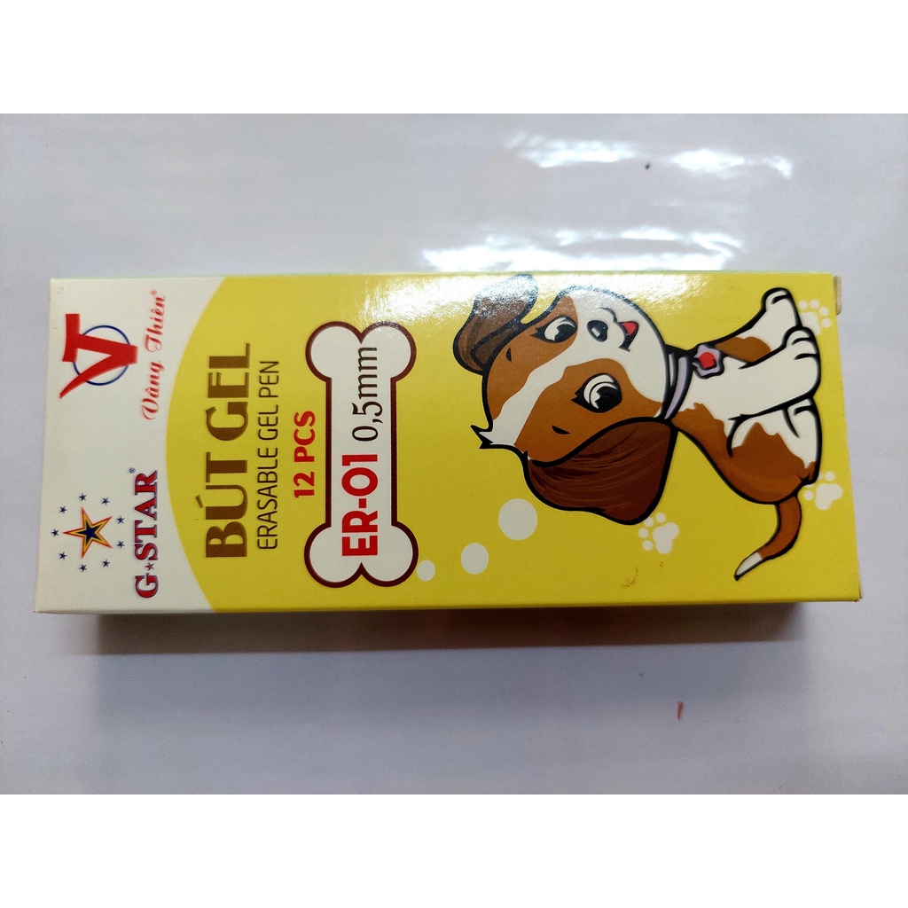 Bút Gel Tím xóa được G-Star ngòi 0.5ml Học Sinh - Đồ dùng đi học