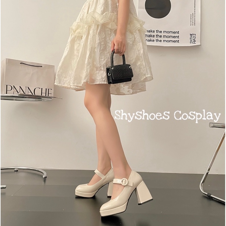 🔥 Giày cao gót kiểu dáng lolita sang trọng, tiểu thư