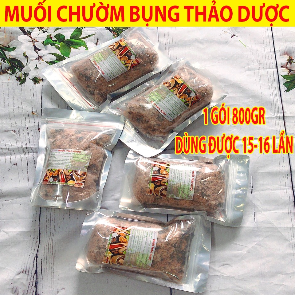 Muối thảo dược chườm bụng sau sinh