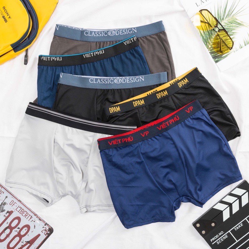 COMBO 5 QUẦN SỊP ĐÙI NAM ĐẸP MÀU NGẪU NHIÊN, COTTON CO GIÃN SIÊU THOÁNG