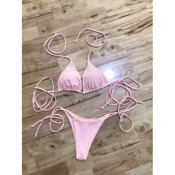 BIKINI ÁO TẮM ĐI BIỂN LỌT KHE 2 MẢNH SIÊU SEXY