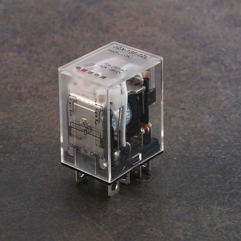 Set 2 Rơ Le Điện Từ JQX-13FL AC 110V DPDT 8-Pin 8P Chuyên Dụng