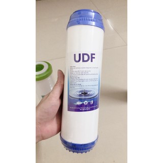Lõi lọc than hoạt tính hạt UDF 10 inch, lõi lọc số 2 dùng cho tất cả máy lọc nước RO