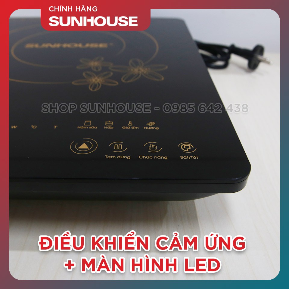 Bếp điện từ cảm ứng SUNHOUSE SHD6800 / SHD6802 công suất 2000W