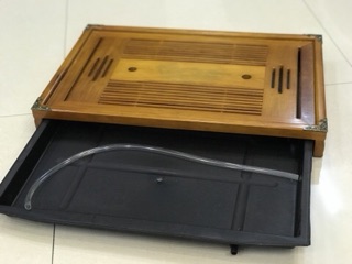 Khay gỗ đựng ấm chén
