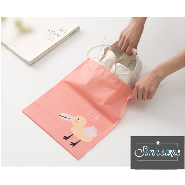 Combo 3 Túi Đựng Đồ Du Lịch hoạt hình xếp đồ gọn gàng trong vali Chống Thấm Bag in Bag (giao ngẫu nhiên). Slmn_3Tvali