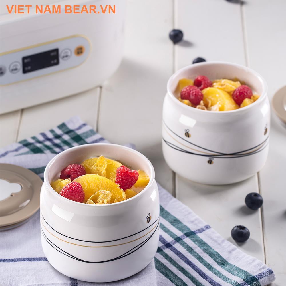 ❆Máy làm sữa chua Bear homemade gia đình tự động nhỏ đa chức năng lên men natto kimchi cốc phụ