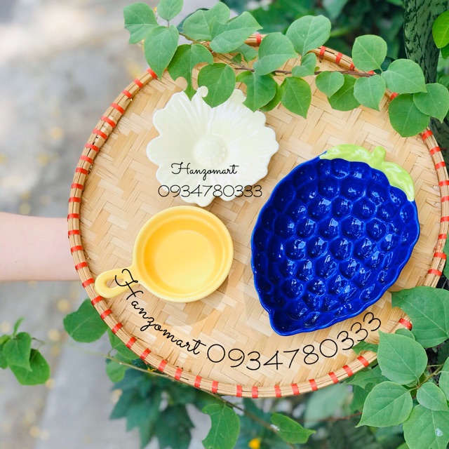 Bát sứ ăn dặm cho bé nho - gáo - hoa cánh