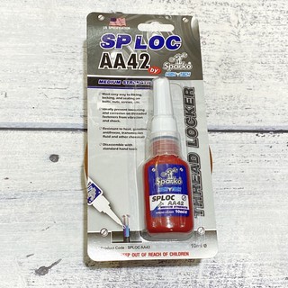 Keo khoá ren ốc, keo định vị ốc, keo dán ốc ren nhuyễn & ren xoắn hiệu Sparko AA42 chất keo màu xanh, màu đỏ 10ml