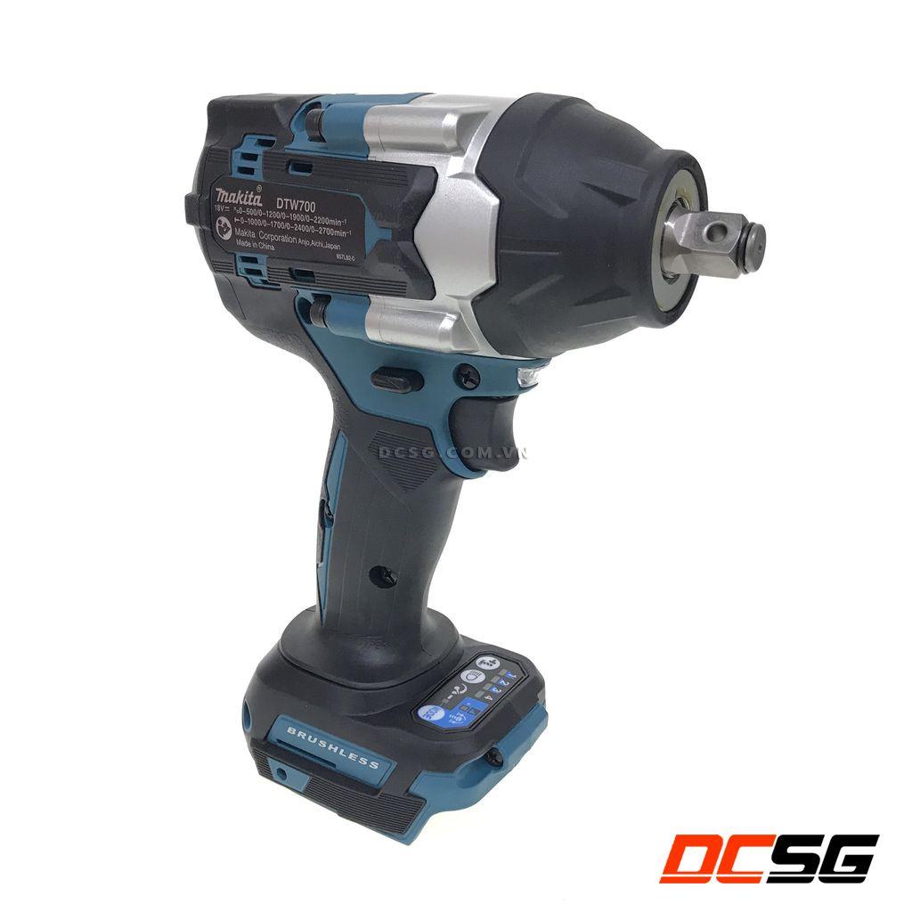 Máy siết bu lông 12.7mm dùng pin 18V Makita DTW700Z (không pin sạc) | DCSG